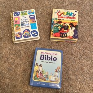 Lot of 3 Kid’s Bible Books